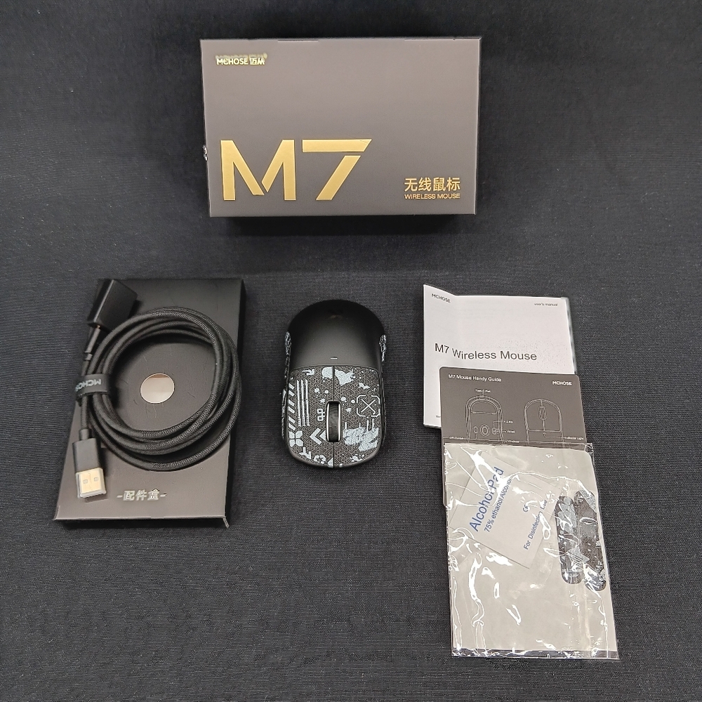 MCHOSE M7 Ultra Wireless Gaming Mouse, 8K Polling, 53g Lightweight Ergonomic